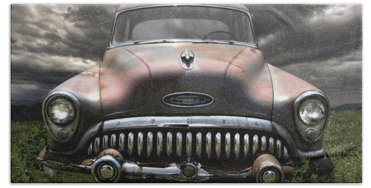 Buick Beach Towel featuring the photograph Buick Eight Special by Lori Deiter