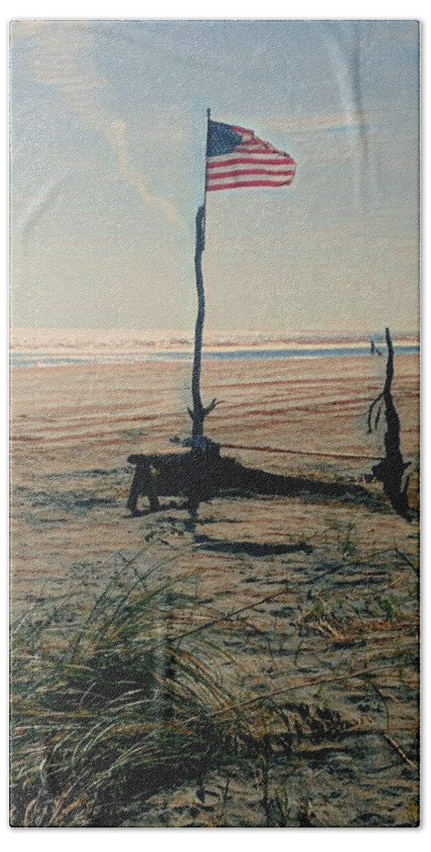 America Beach Towel featuring the photograph C to Shining C by Sherry Kuhlkin