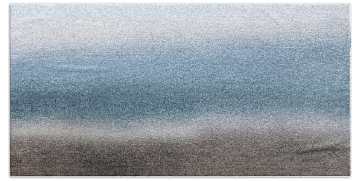 Beach Beach Towel featuring the mixed media Calm Coast 2- Art by Linda Woods by Linda Woods