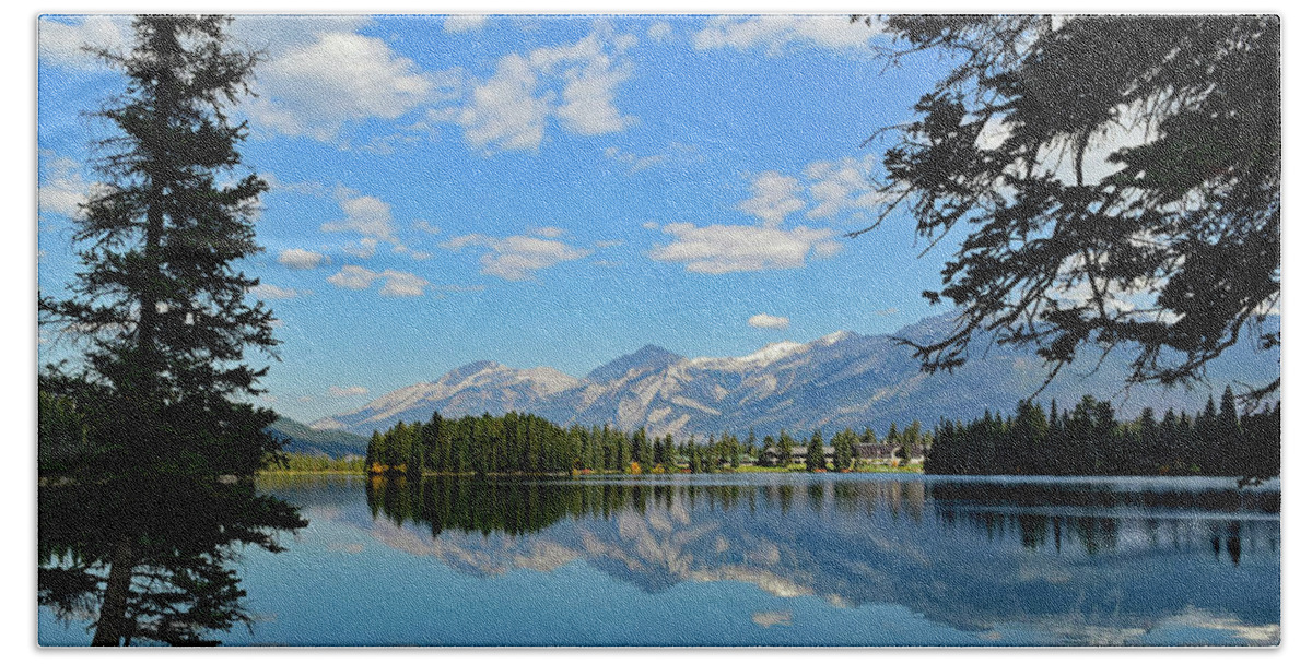 Canadian Rockies Beach Towel featuring the photograph Canadian Rockies No. 4-1 by Sandy Taylor