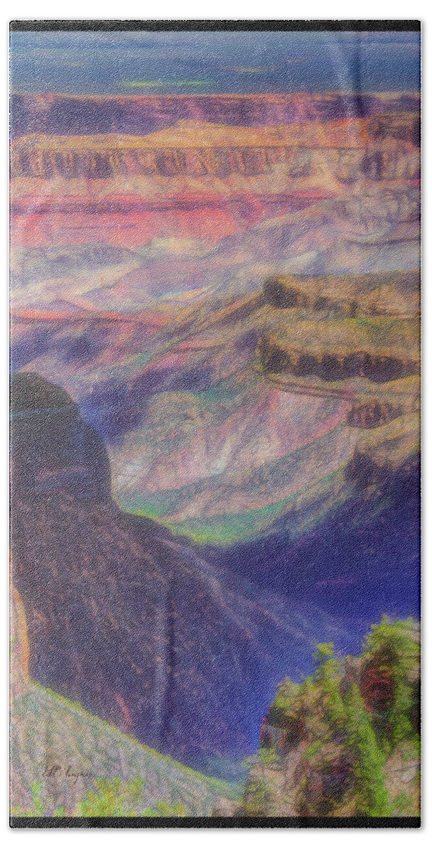 Grand Beach Towel featuring the photograph Canyon Color by Will Wagner