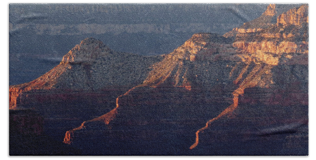 Canyon Beach Towel featuring the photograph Canyon Layers by Laurel Powell