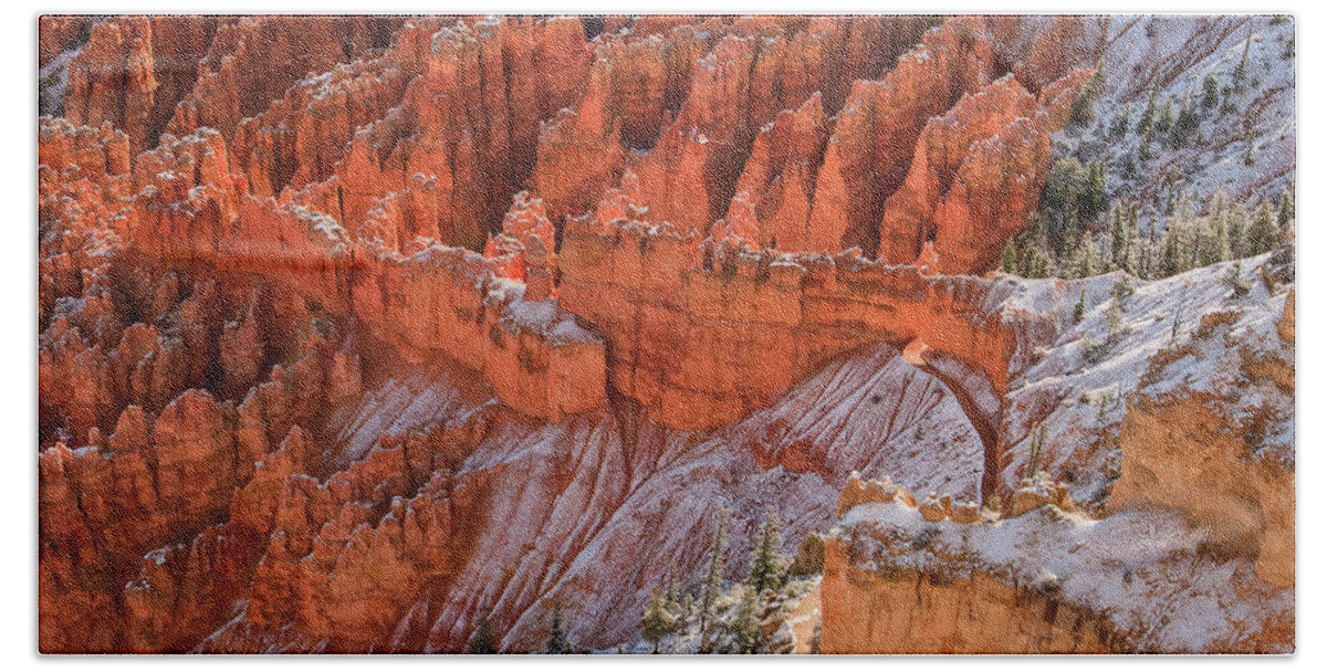Canyon Beach Towel featuring the photograph Canyon Trail by John Roach