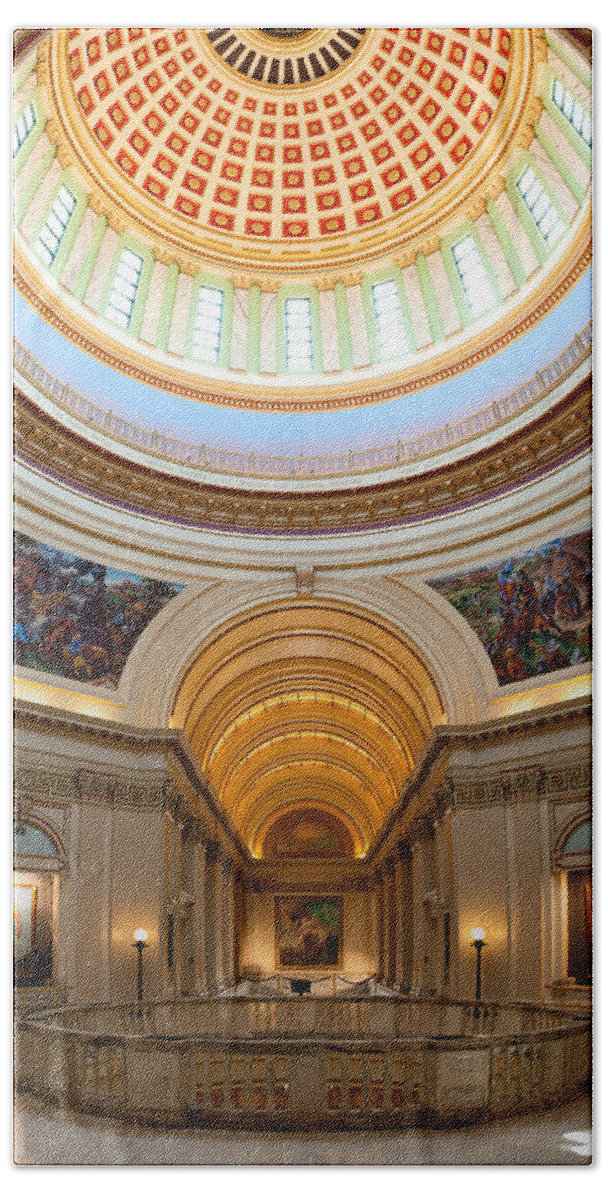 Administration Beach Towel featuring the photograph Capitol Interior II by Ricky Barnard