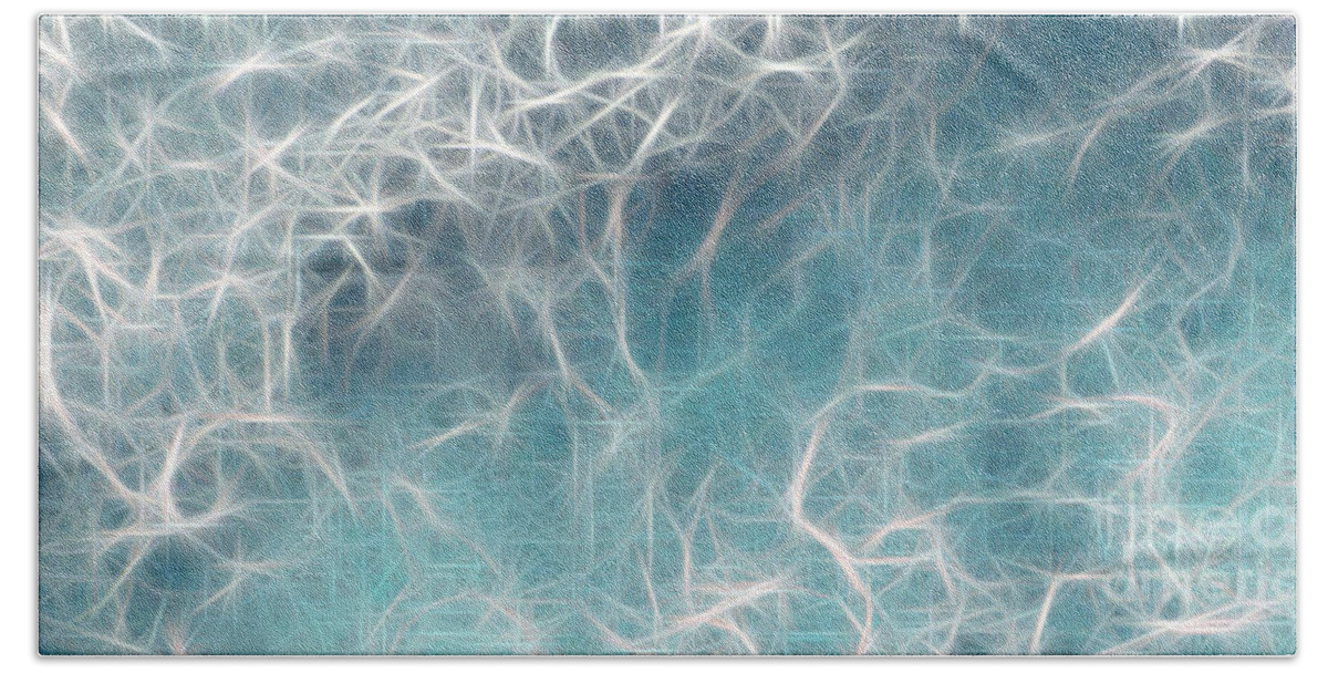 Abstract Beach Towel featuring the photograph Caribbean Sea V by Jason Freedman