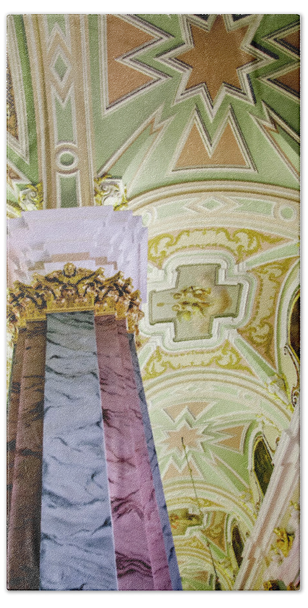 Tour Beach Sheet featuring the photograph Cathedral of Saints Peter and Paul by KG Thienemann