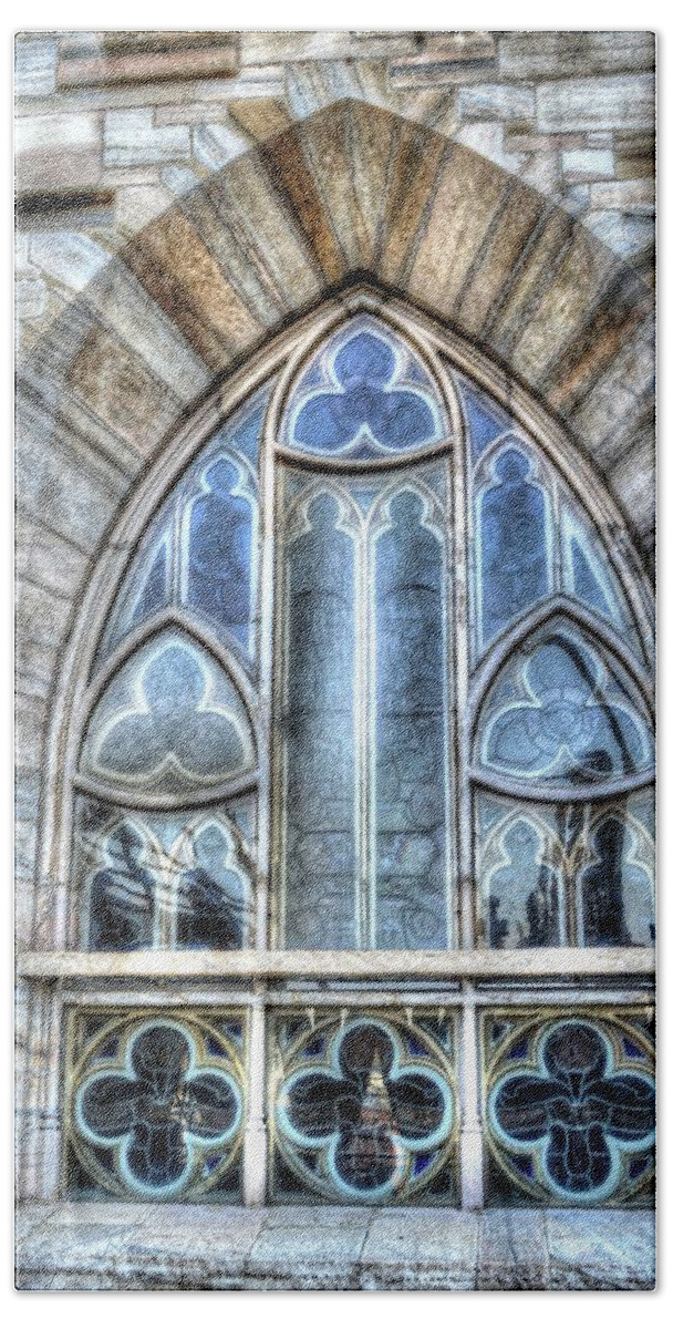 Italy Beach Sheet featuring the photograph Cathedral Window Milan by Bill Hamilton