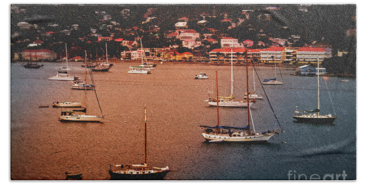 Charlotte Amalie Beach Sheet featuring the photograph Charlotte Amalie, St. Thomas by Jarrod Erbe