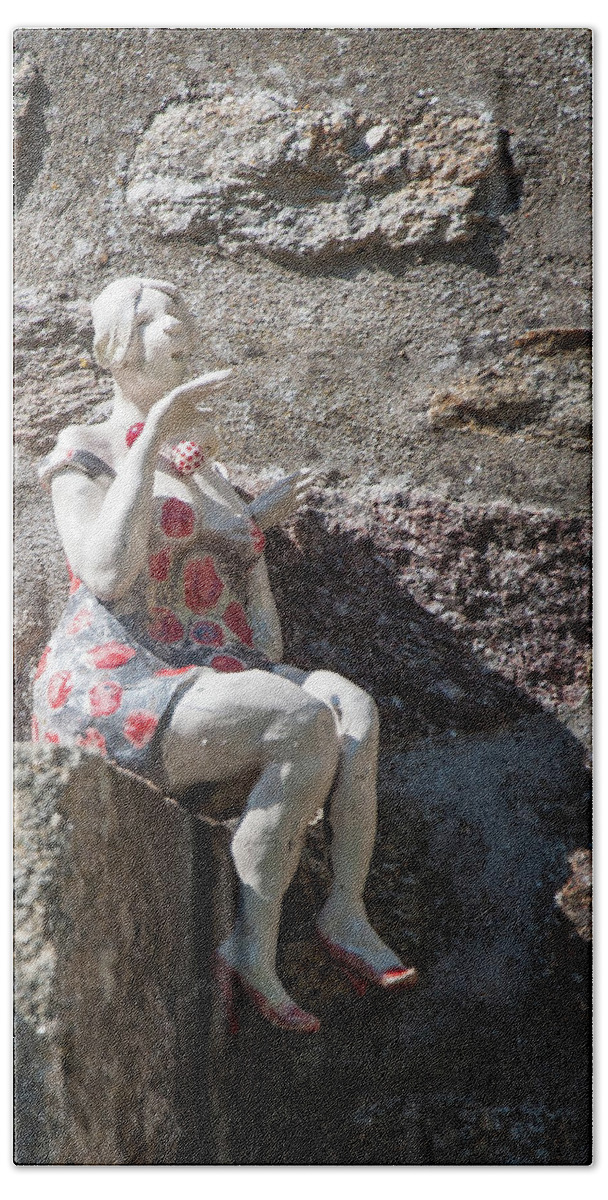 Figurine Beach Towel featuring the photograph China Girl by Geoff Smith