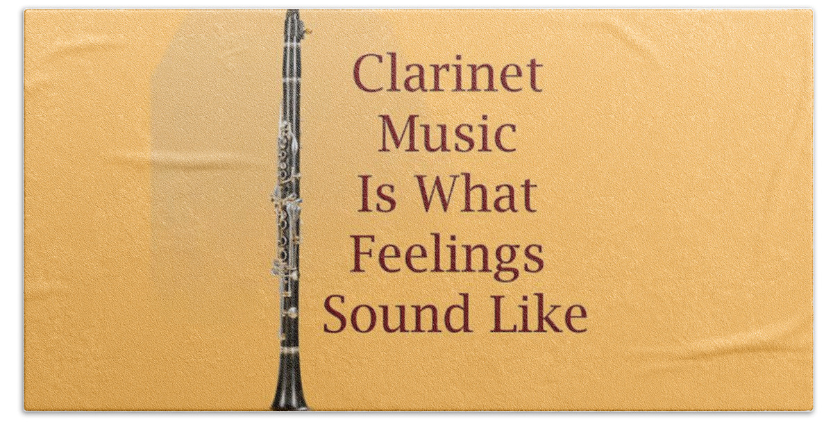 Clarinet Is What Feelings Sound Like; Clarinet; Orchestra; Band; Jazz; Clarinet Clarinetian; Instrument; Fine Art Prints; Photograph; Wall Art; Business Art; Picture; Play; Student; M K Miller; Mac Miller; Mac K Miller Iii; Tyler; Texas; T-shirts; Tote Bags; Duvet Covers; Throw Pillows; Shower Curtains; Art Prints; Framed Prints; Canvas Prints; Acrylic Prints; Metal Prints; Greeting Cards; T Shirts; Tshirts Beach Sheet featuring the photograph Clarinet Is What Feelings Sound Like 5574.02 by M K Miller