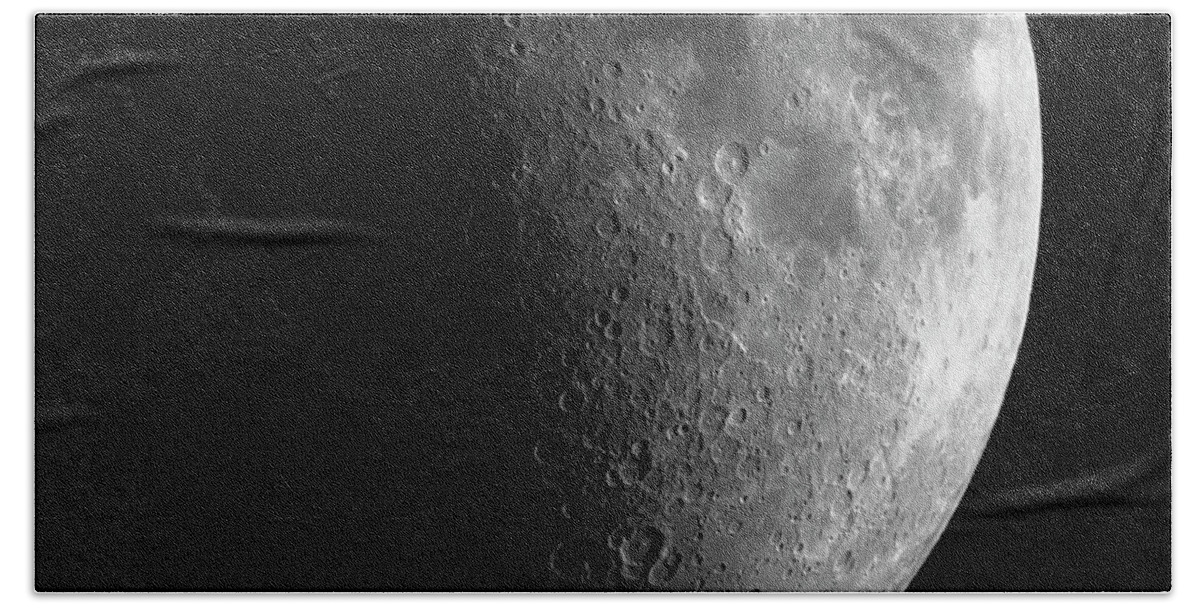 Moon Beach Sheet featuring the photograph Close-up of Moon by Peter Ponzio