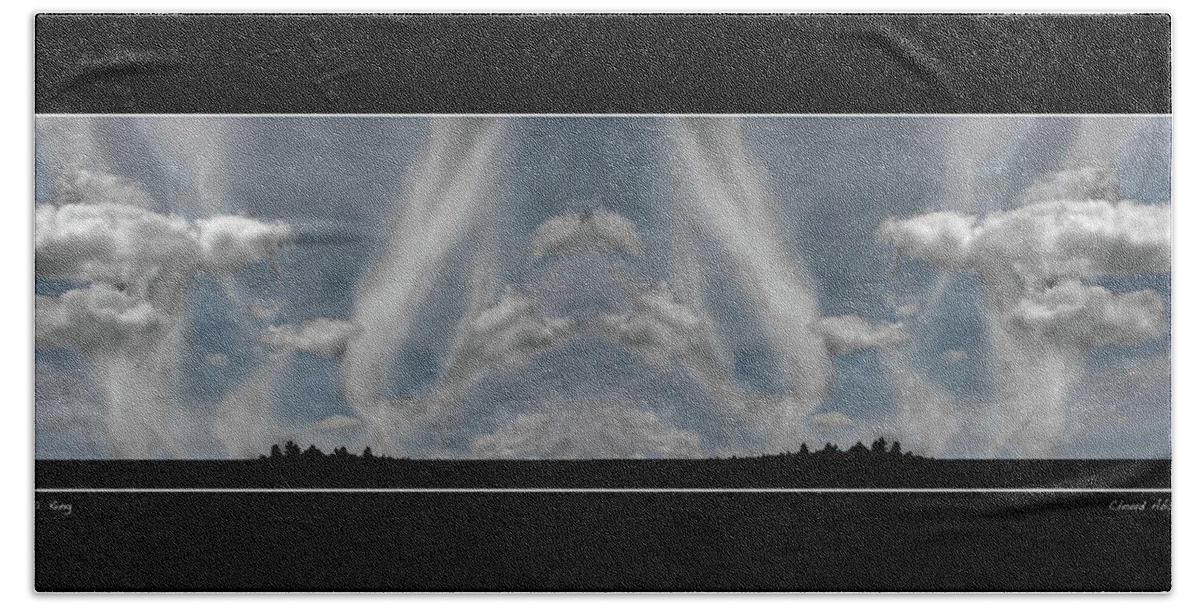  Beach Towel featuring the photograph Cloud Abstract Poster by Wayne King