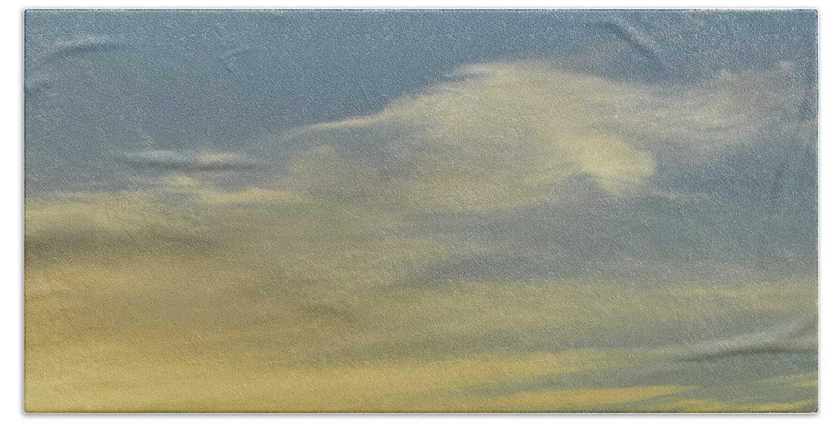 Abstract Beach Towel featuring the photograph Cloud Composition by Lyle Crump