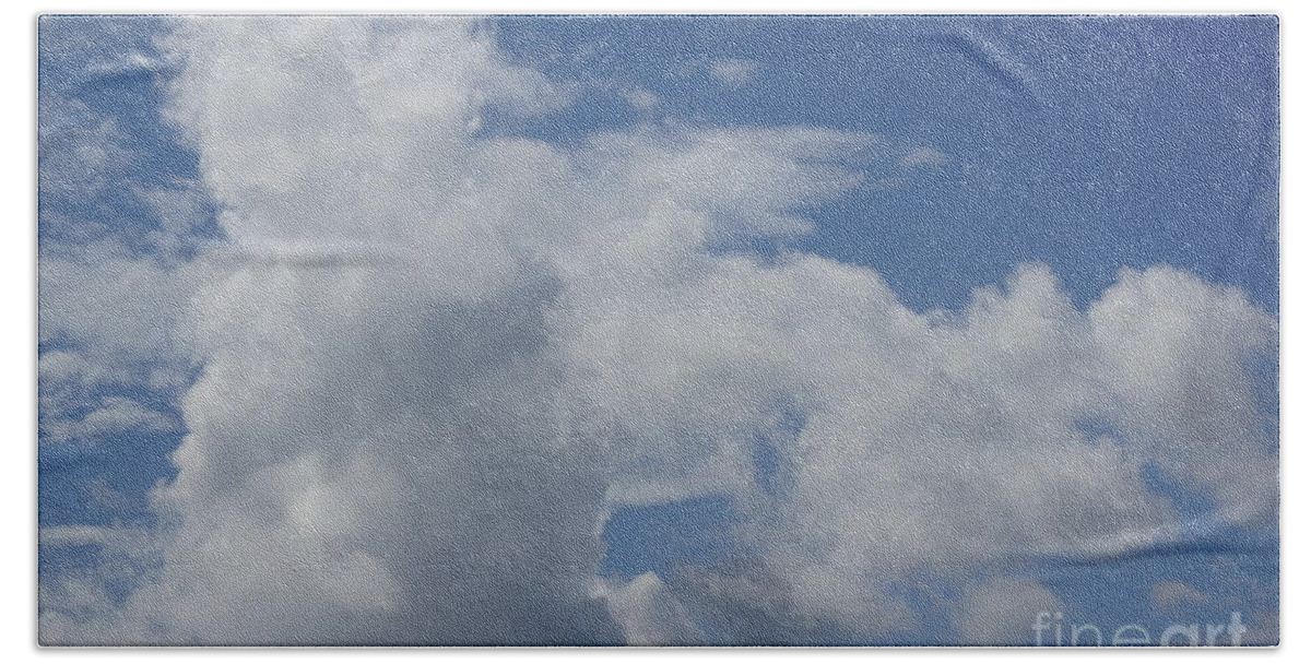  Clouds Beach Towel featuring the photograph Clouds by Jimmy Clark