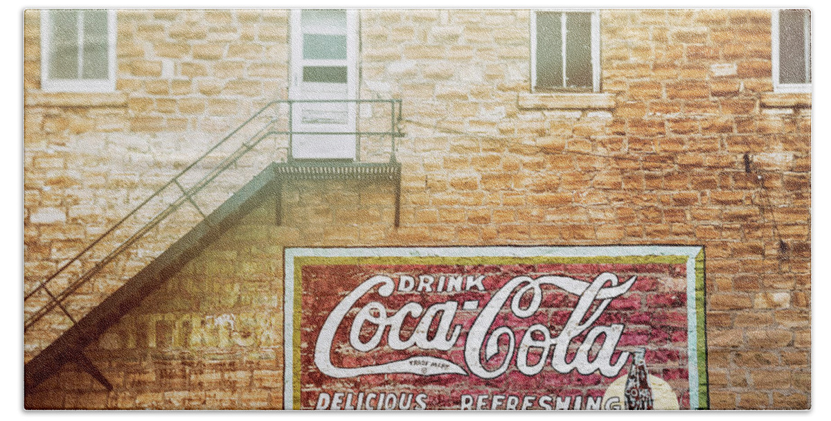 Coke Beach Sheet featuring the photograph Coke Classic by Darren White