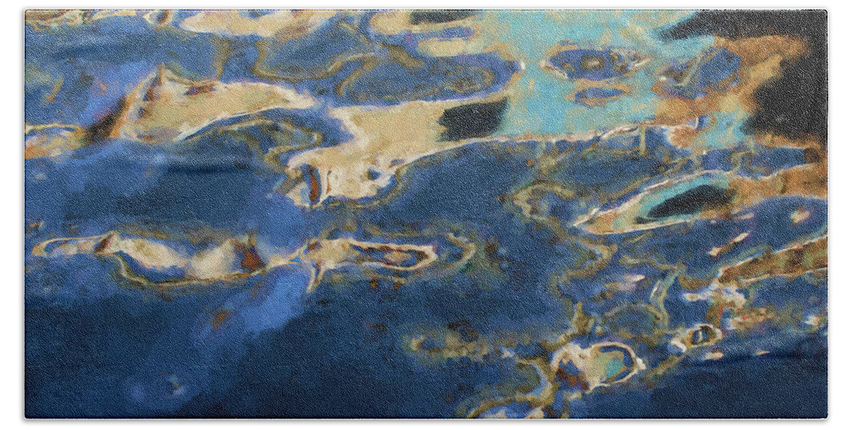 Abstract Beach Towel featuring the photograph Color Abstraction XXXVII - Painterly by David Gordon