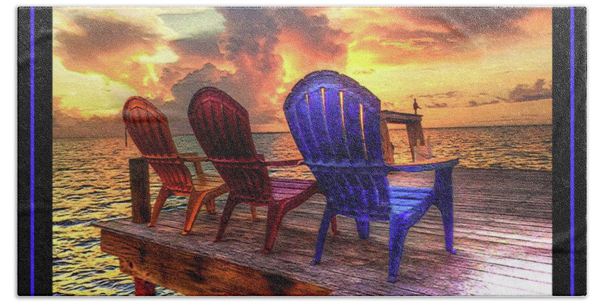 Ocean Beach Sheet featuring the photograph Come Sit A While by Steven Lebron Langston
