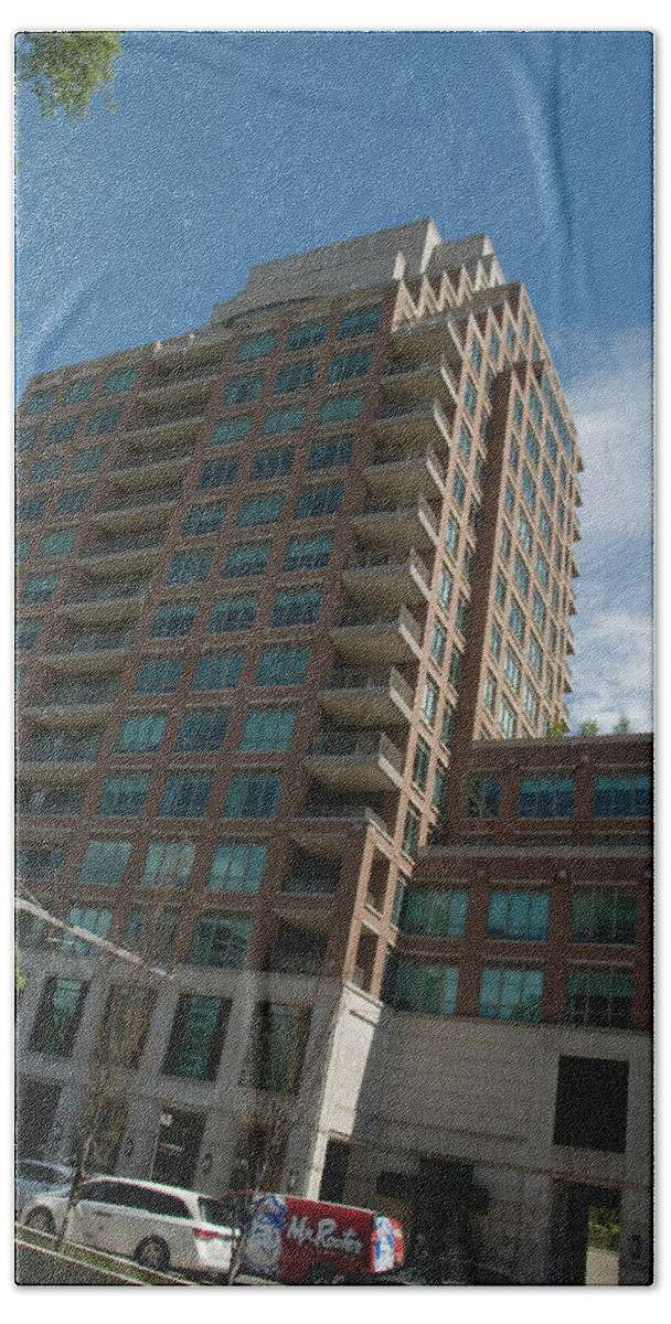 Buildings Beach Towel featuring the photograph Condominium High-rise by Ee Photography