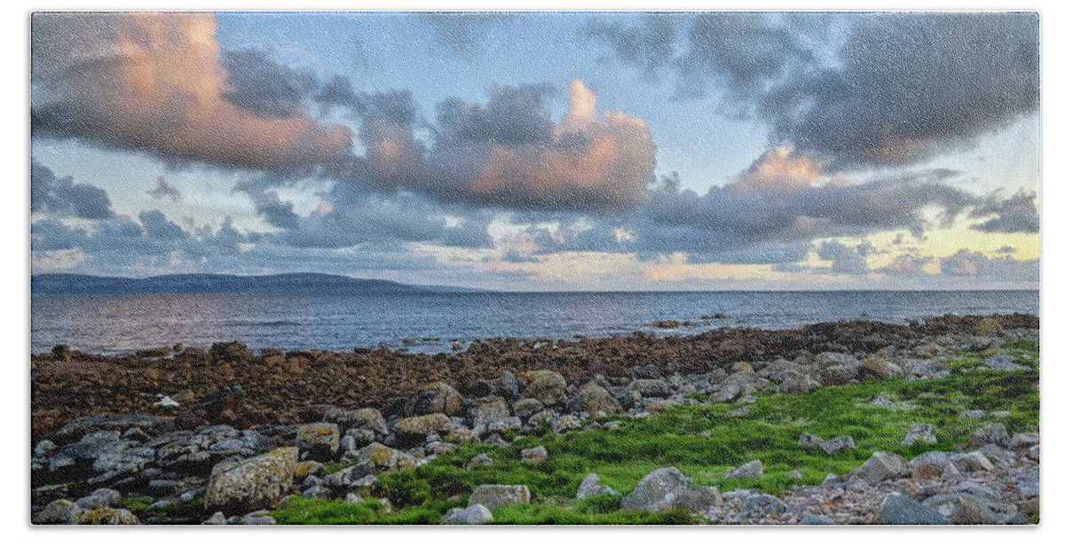 2016 Beach Sheet featuring the photograph Connemara Sunset by Chris Buff