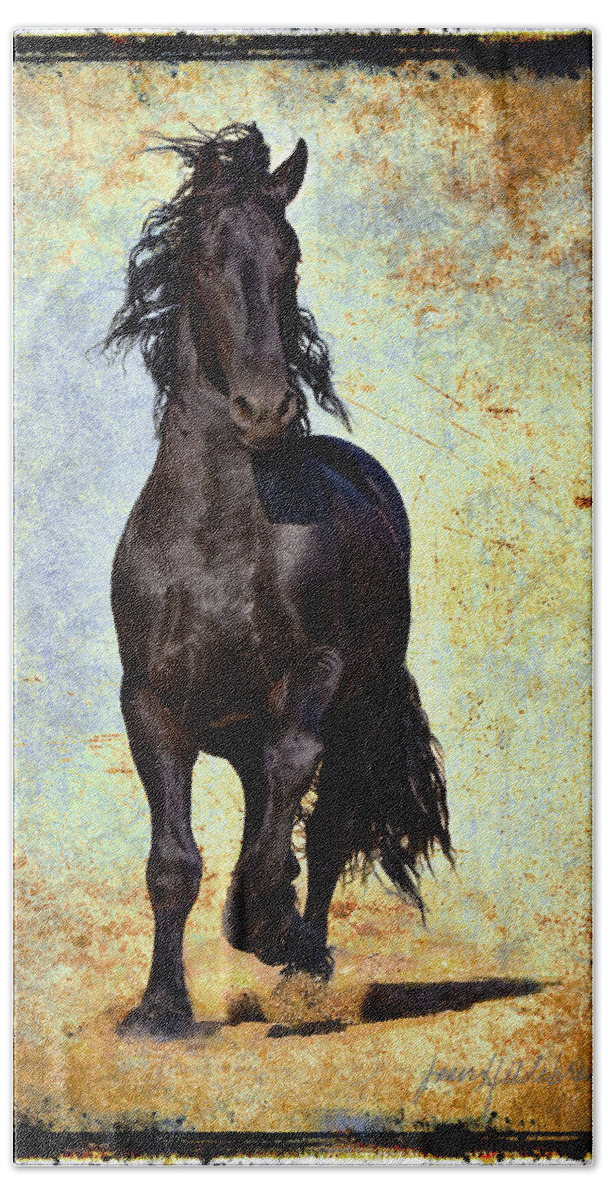  Beach Sheet featuring the photograph Conqueror by Jean Hildebrant