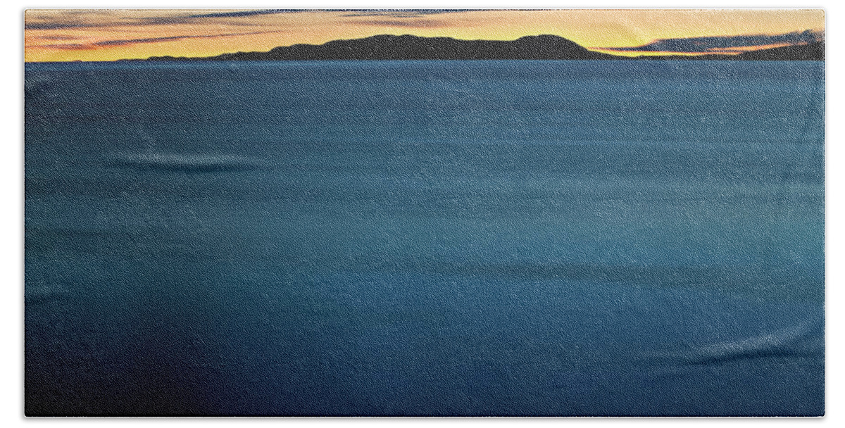 Evening Beach Towel featuring the photograph Cool Pic Island by Doug Gibbons