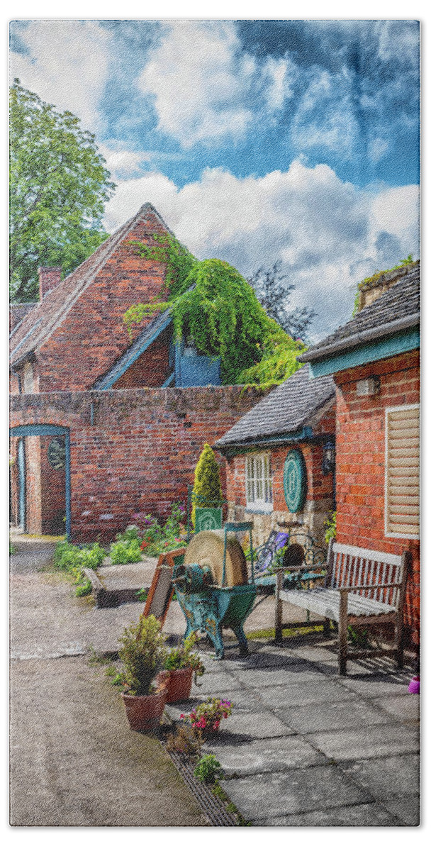 Olde Worlde Beach Towel featuring the photograph Cottage Industry by Nick Bywater