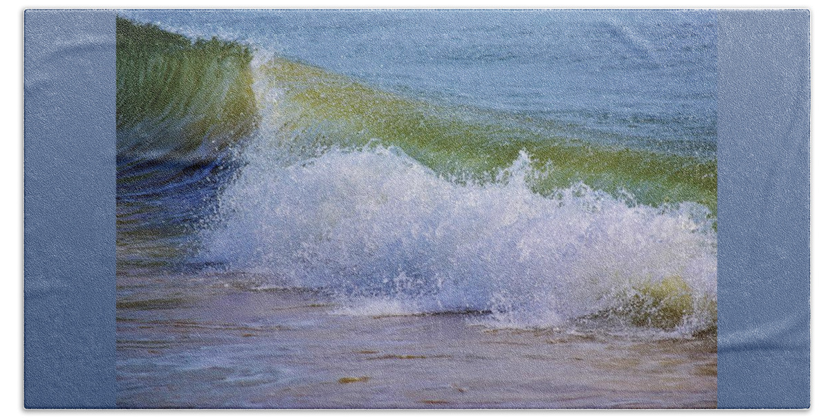 Waves Beach Towel featuring the photograph Crash by Nicole Lloyd