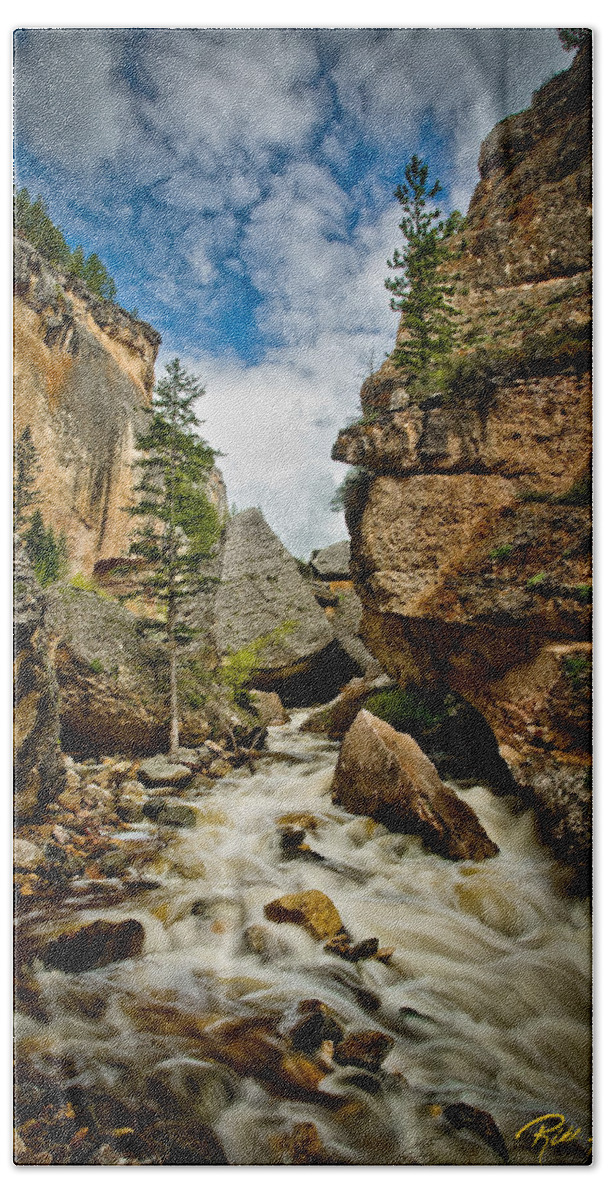 Canyon Beach Sheet featuring the photograph Crazy Woman Canyon by Rikk Flohr