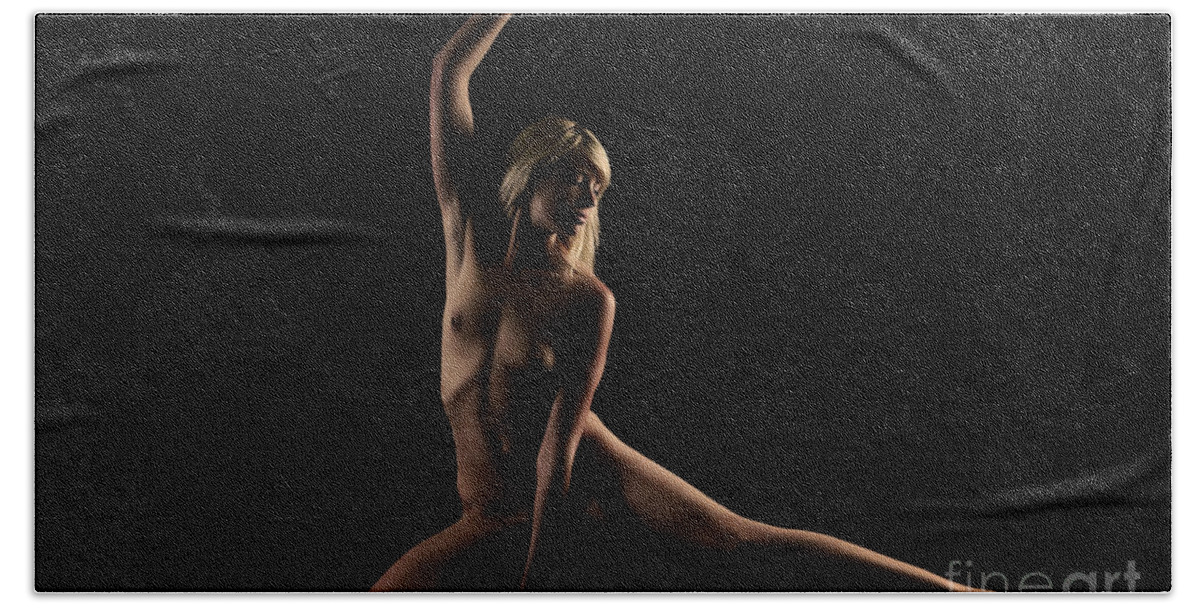 Artistic Photographs Beach Towel featuring the photograph Dance in solitary by Robert WK Clark