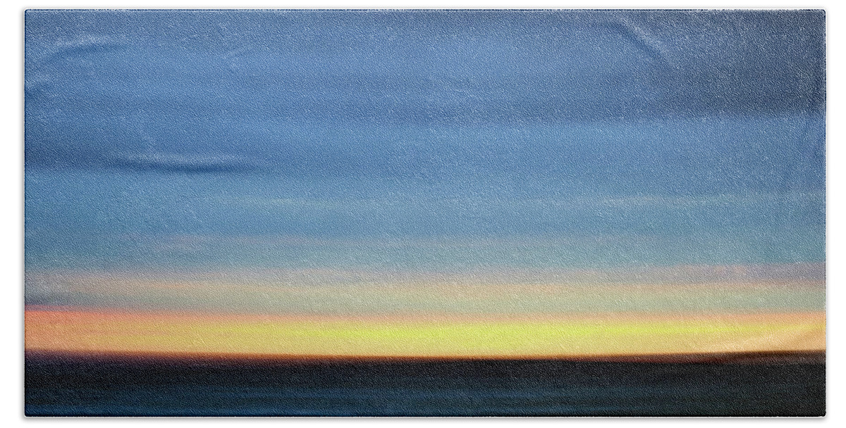 Sunset Beach Towel featuring the photograph Dark Sunset Colors by Christopher Johnson