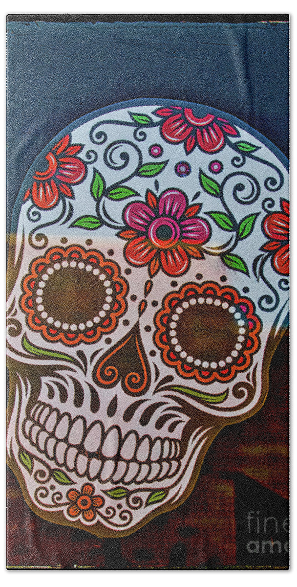 Day Of The Dead Beach Sheet featuring the photograph Day Of The Dead by Mitch Shindelbower