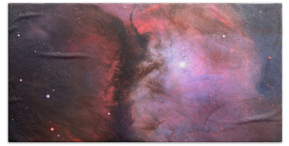 Science Beach Towel featuring the photograph De Mairans Nebula, M43, Ngc 1982 by Science Source
