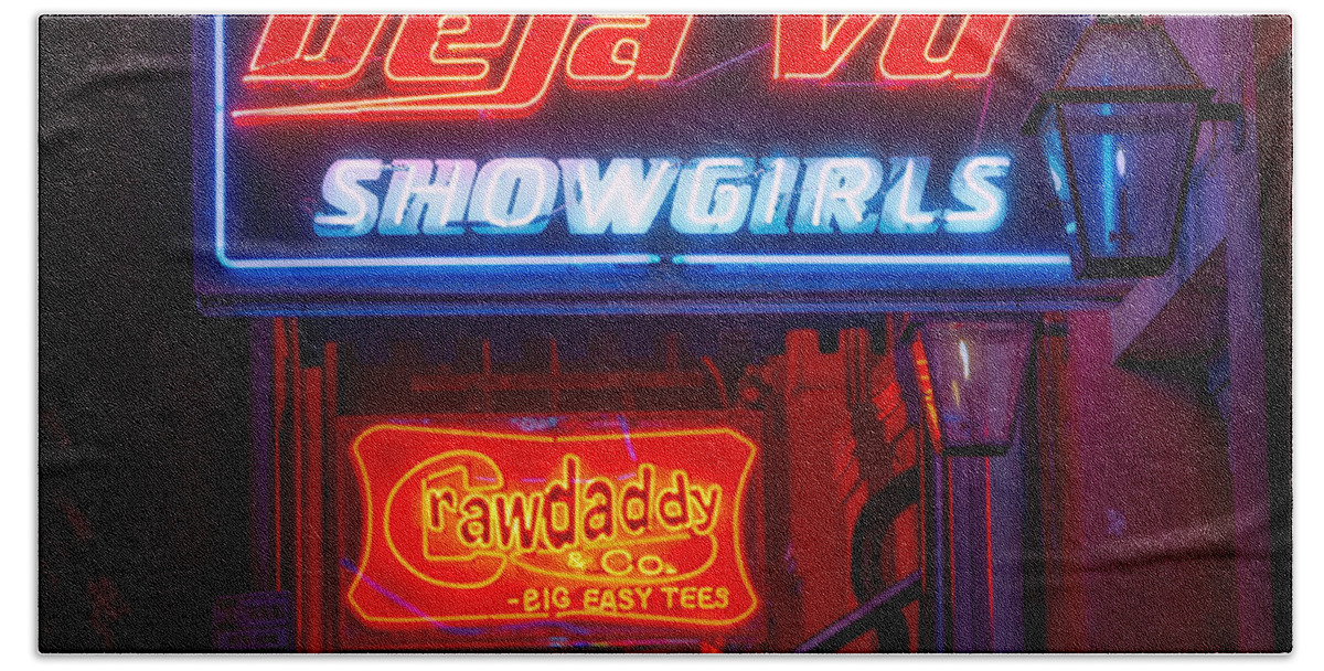 Big Easy Beach Towel featuring the photograph Deja Vu Showgirls by Jerry Fornarotto