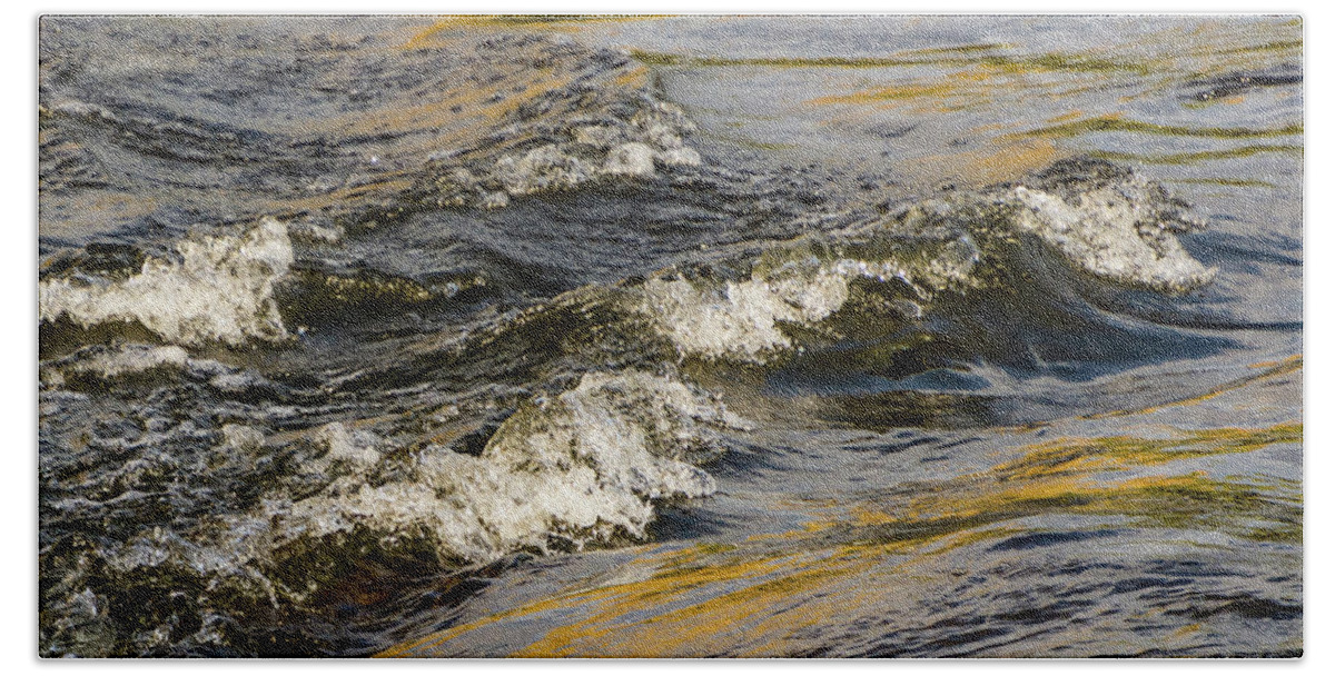 Water Beach Sheet featuring the photograph Desert Waves by Douglas Killourie