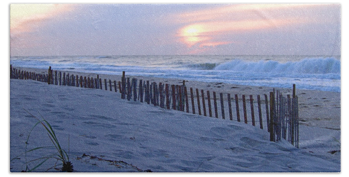 Horizon Beach Towel featuring the photograph Deserted Beach by Newwwman