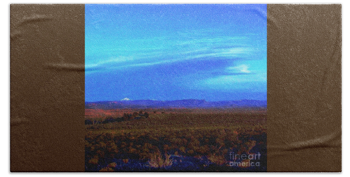 Disappointment Valley Spacious Colorado Valley Great Open Place Beach Towel featuring the digital art Disappointment Valley by Annie Gibbons