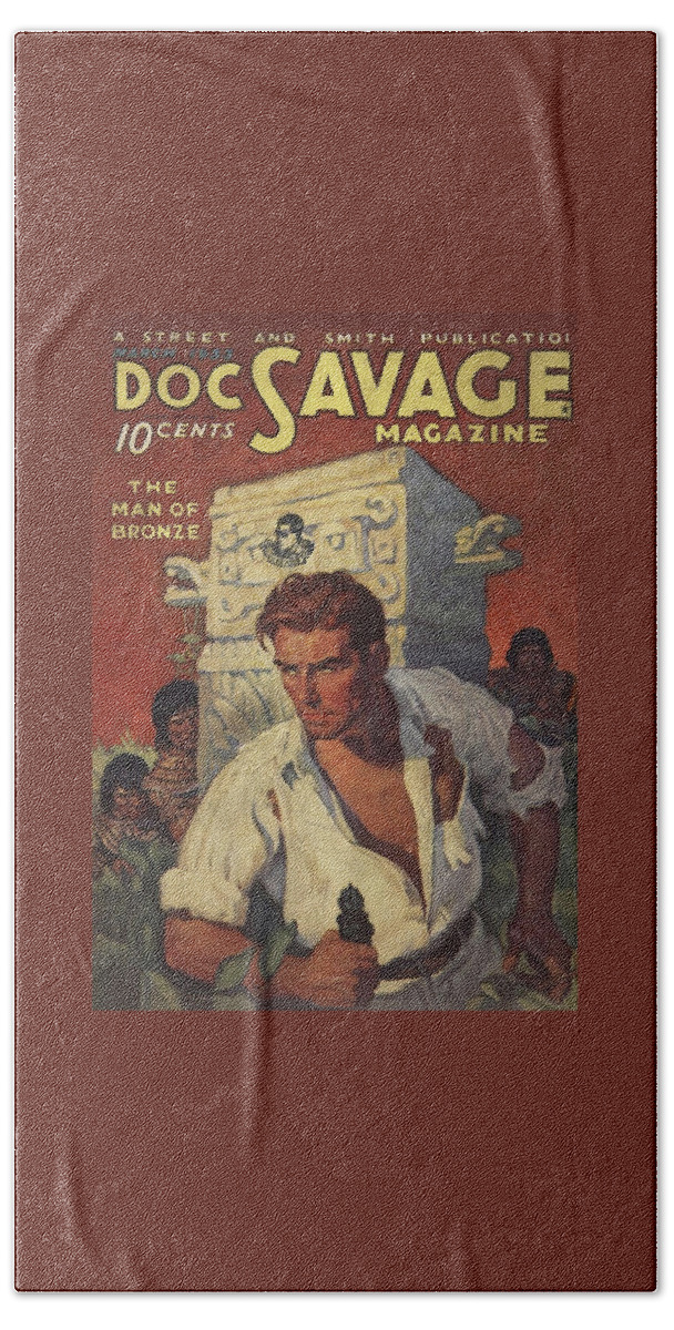 Doc Savage The Man Of Bronze Beach Sheet