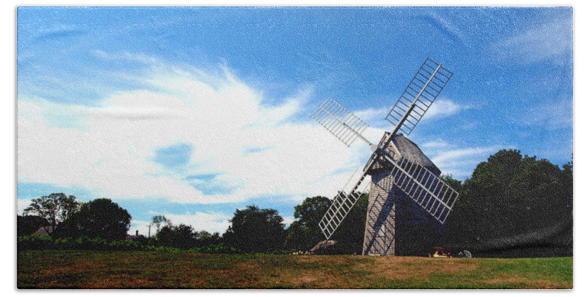 Windmill Beach Sheet featuring the photograph Don Quiotes Dragon by Bruce Gannon