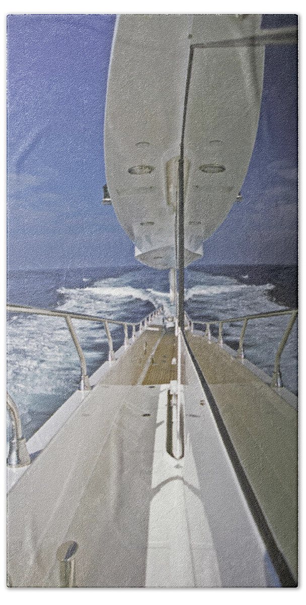 On Board Beach Towel featuring the photograph Double Image by David Shuler