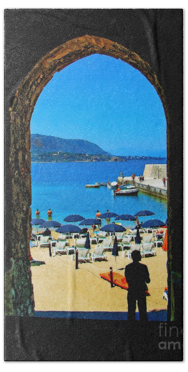 Italy Beach Sheet featuring the photograph Dreaming of a Vacation by Sue Melvin