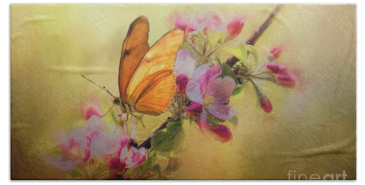 Dryas Julia Beach Sheet featuring the photograph Dreaming of Spring by Eva Lechner
