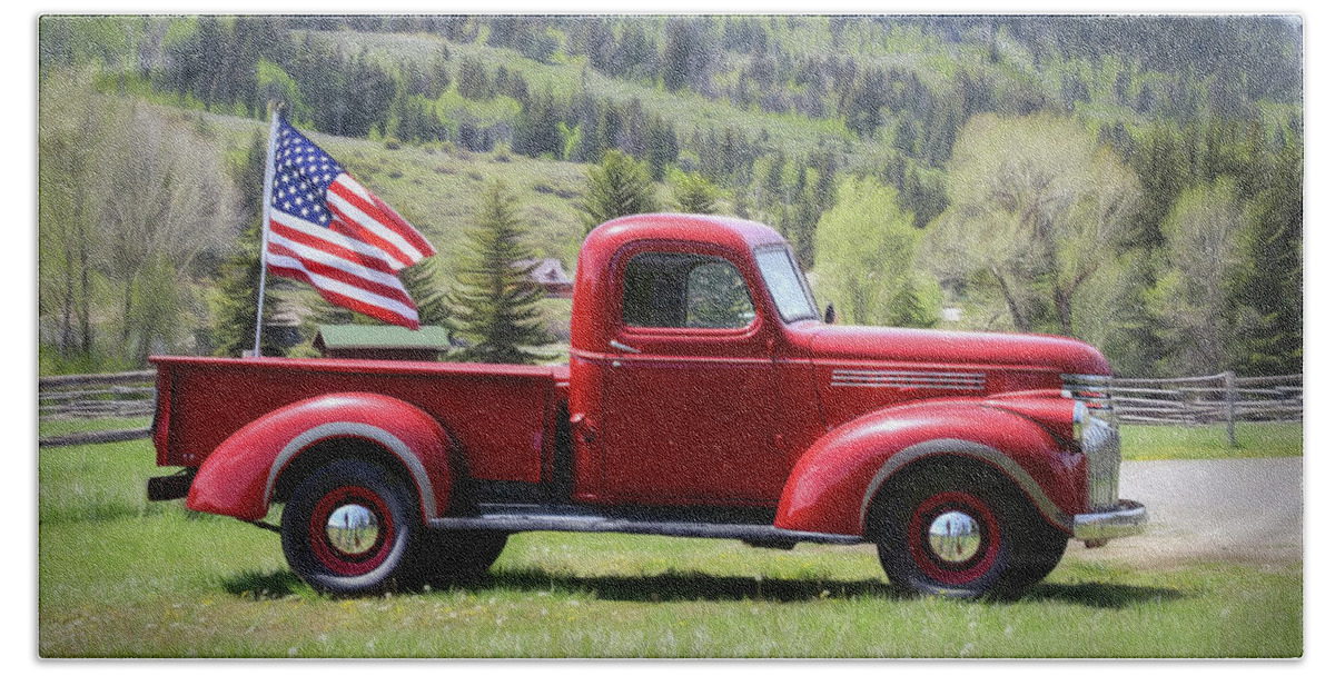 Chevrolet Beach Towel featuring the photograph Drive a Chevy by Lori Deiter