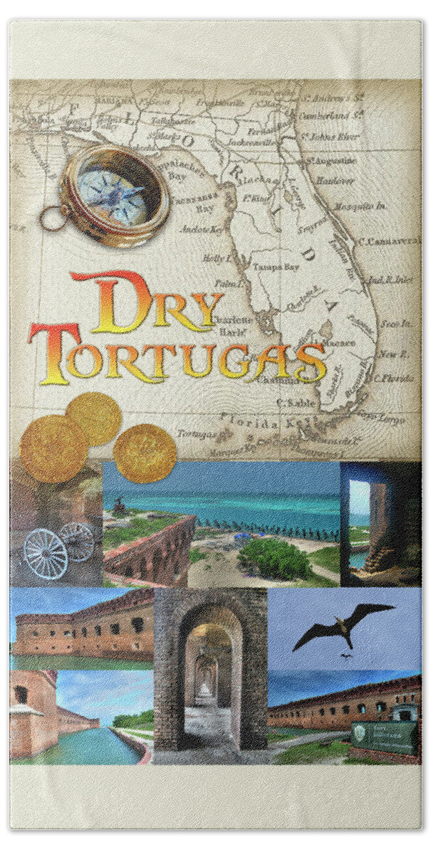 Dry Tortugas Beach Sheet featuring the photograph Dry Tortugas by Timothy Lowry