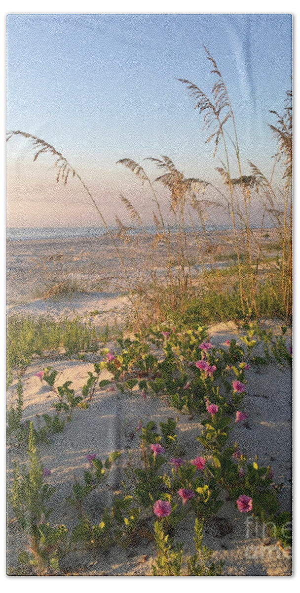 Morningglories Beach Towel featuring the photograph Dune Bliss by LeeAnn Kendall