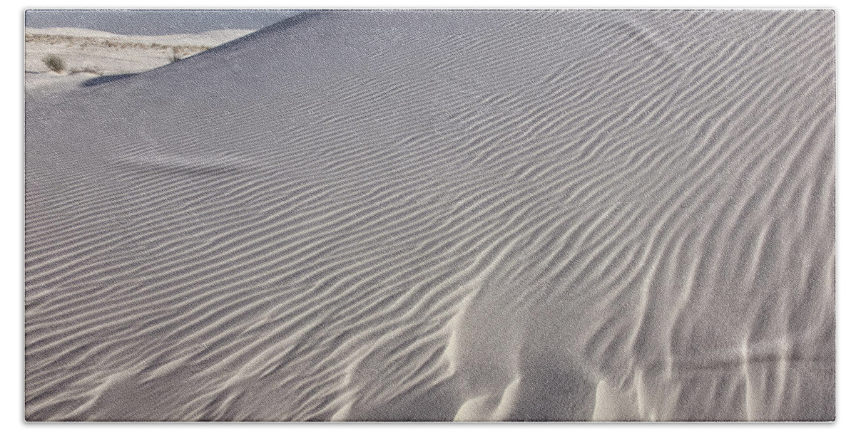 White Sands Beach Towel featuring the photograph Dunes Detail by Diana Powell