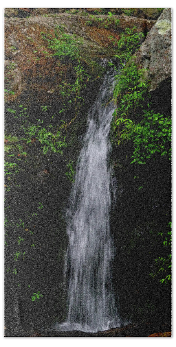 Dunnfield Creek Beach Sheet featuring the photograph Dunnfield Creek Falls by Raymond Salani III