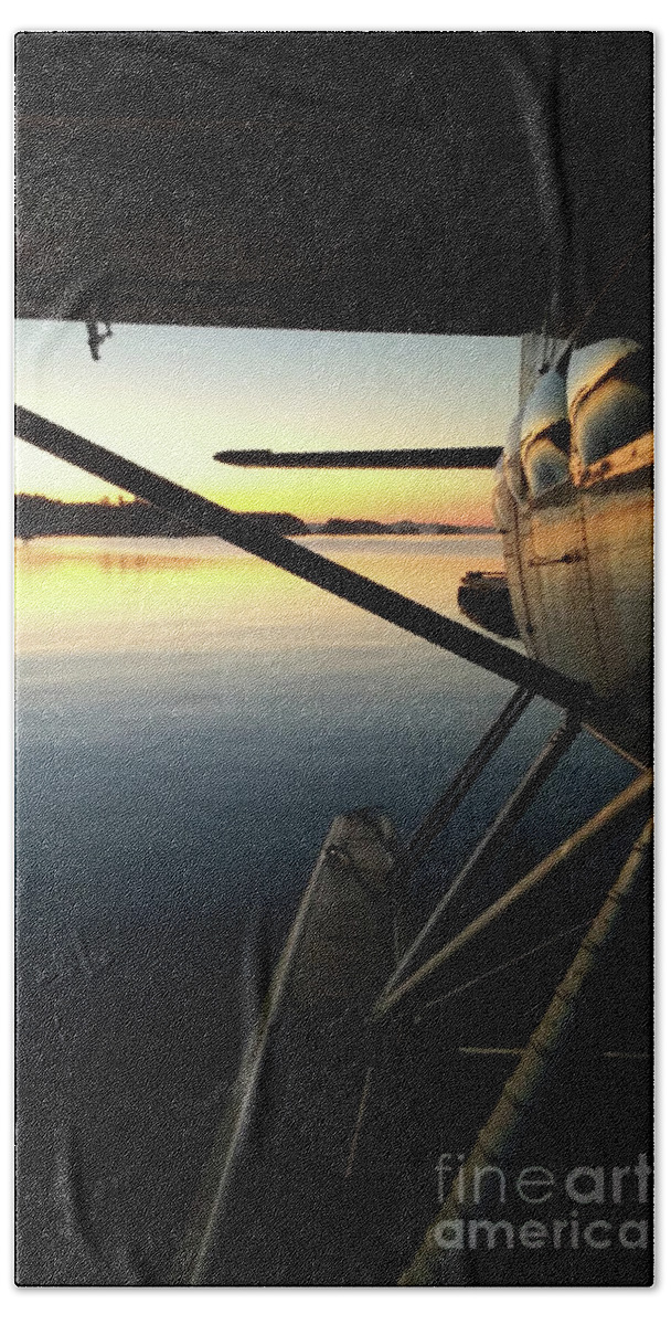 Aviation Beach Sheet featuring the photograph Early Two by Mark Alan Perry