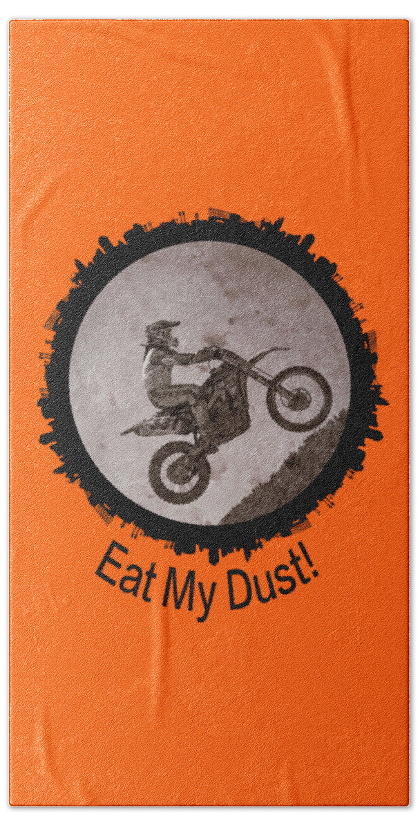 Action Beach Towel featuring the digital art Eat My Dust by OLena Art