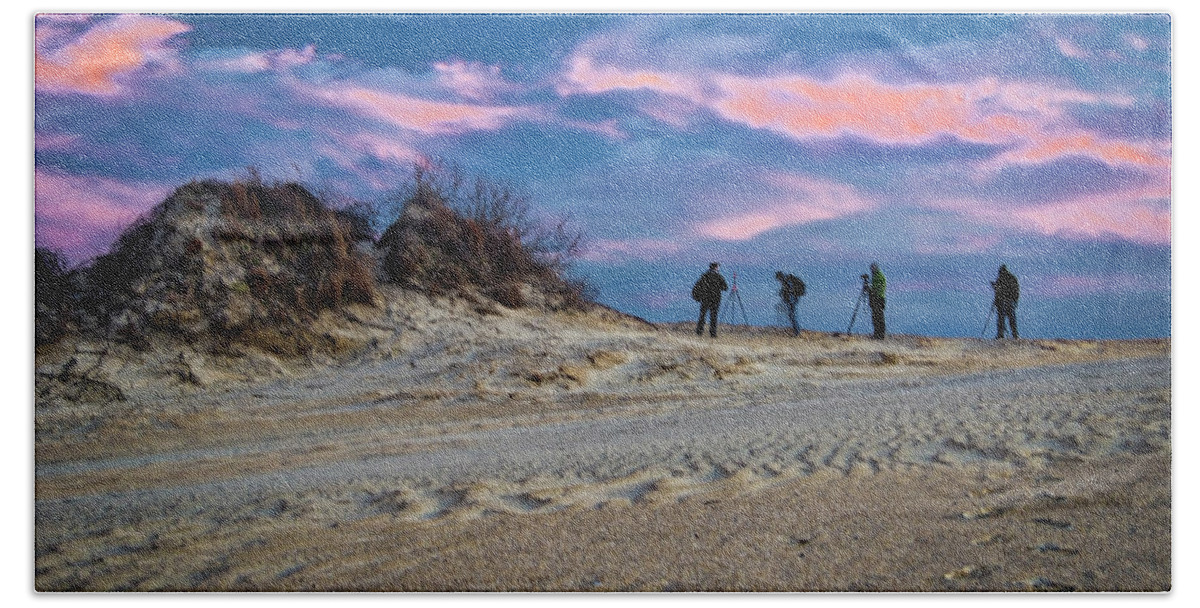 Landscapes Beach Towel featuring the photograph End of Day by Donald Brown