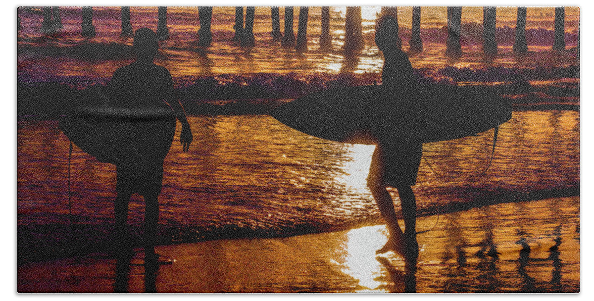 California Beach Sheet featuring the photograph Endless Summer 3 by Tommy Anderson